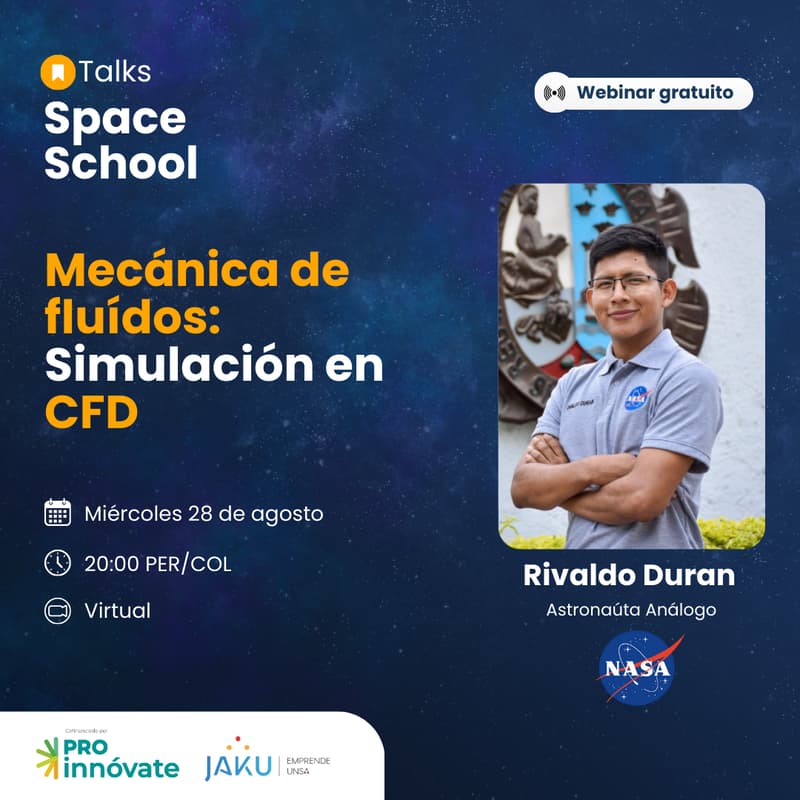Foto de portada de Webinar:Mecánica de fluídos: Simulación en CFD