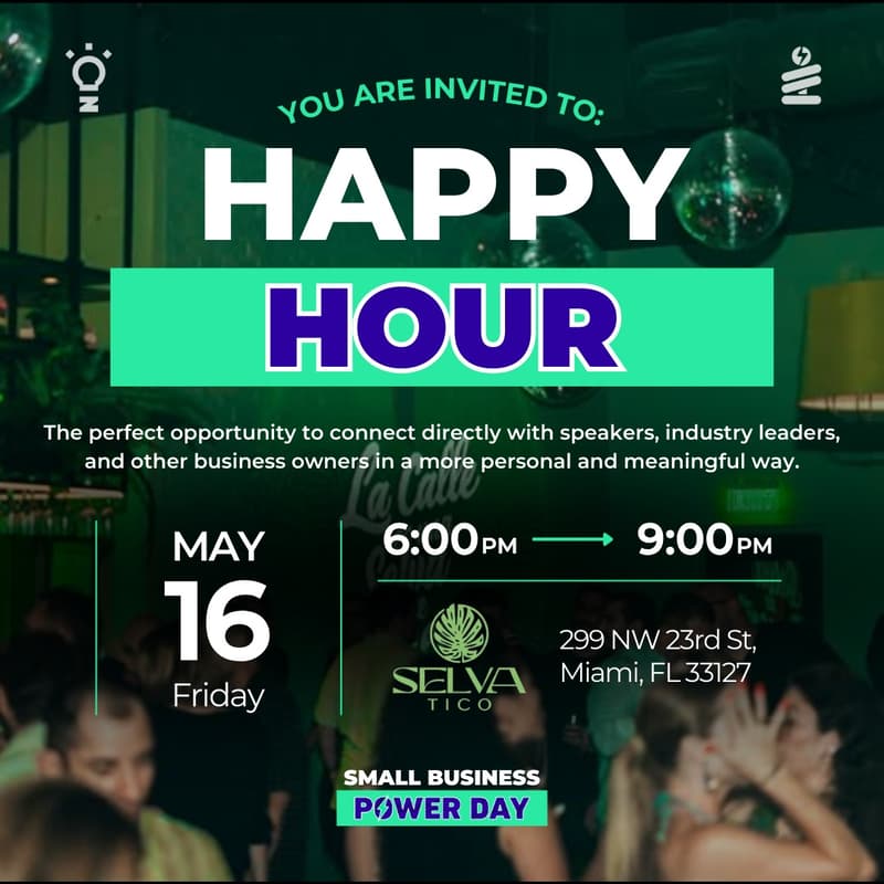 Cover Image for Happy Hour Small Business Power Day