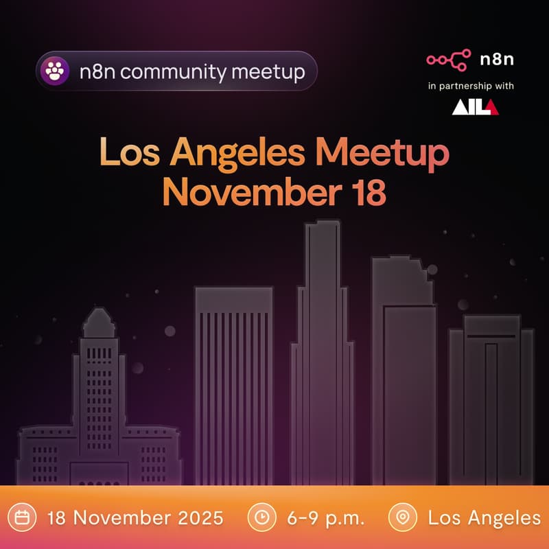 Cover Image for Los Angeles n8n Meetup