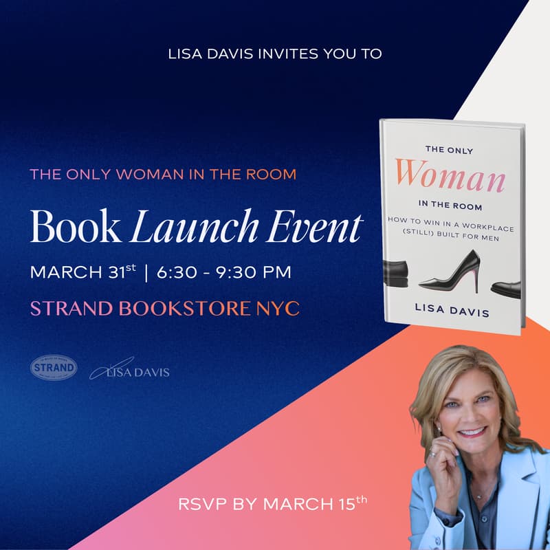 Cover Image for Launch Party: 'The Only Woman in The Room' by Lisa Davis