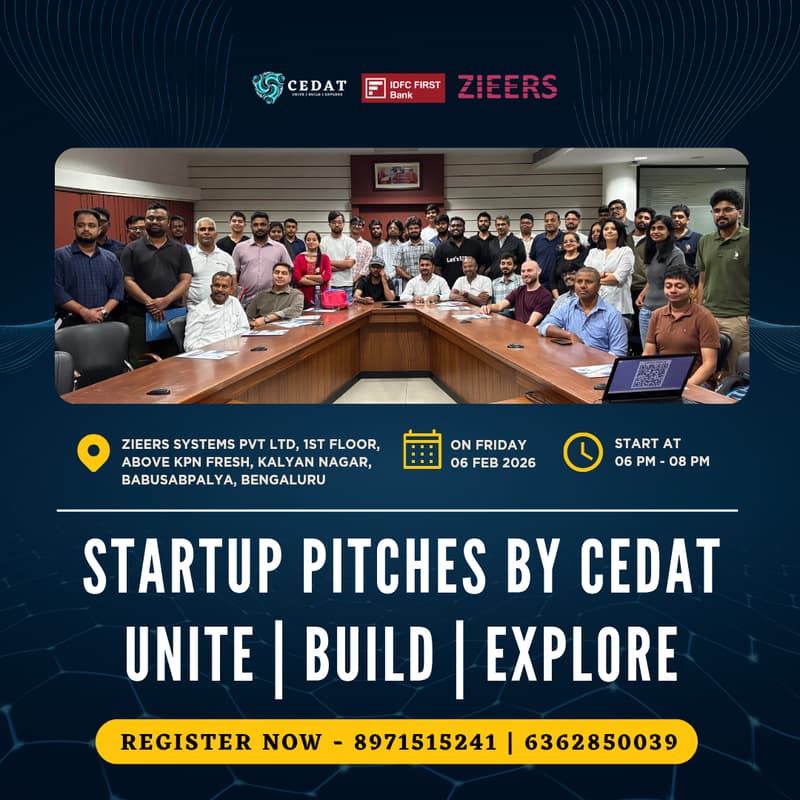 Cover Image for Startup Pitches by CEDAT
