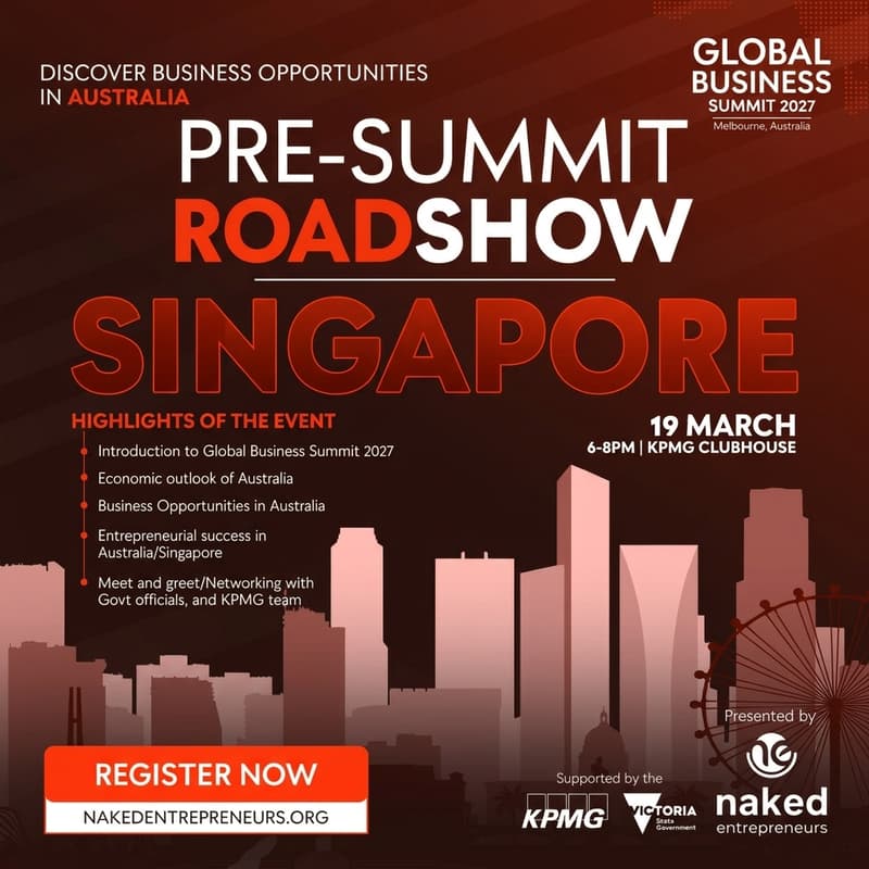 Cover Image for Pre-Event: Global Business Summit | Singapore Leg