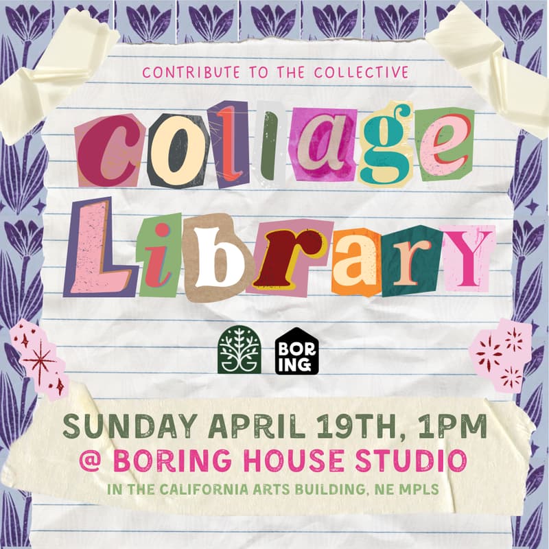 Cover Image for Collective Collage Library Gathering: Boring House Prints