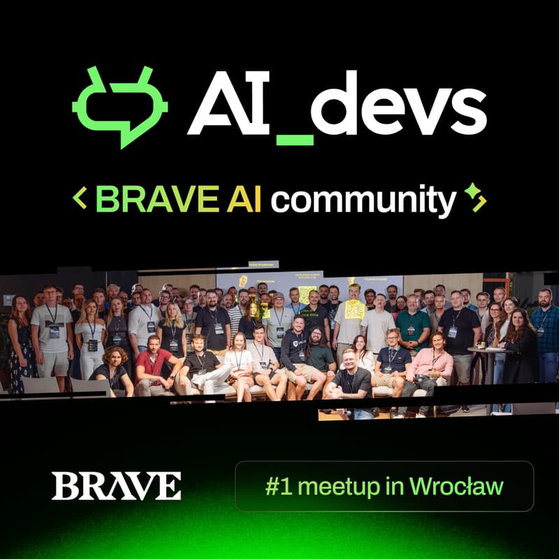 Cover Image for | BRAVE AI COMMUNITY WROCŁAW #1