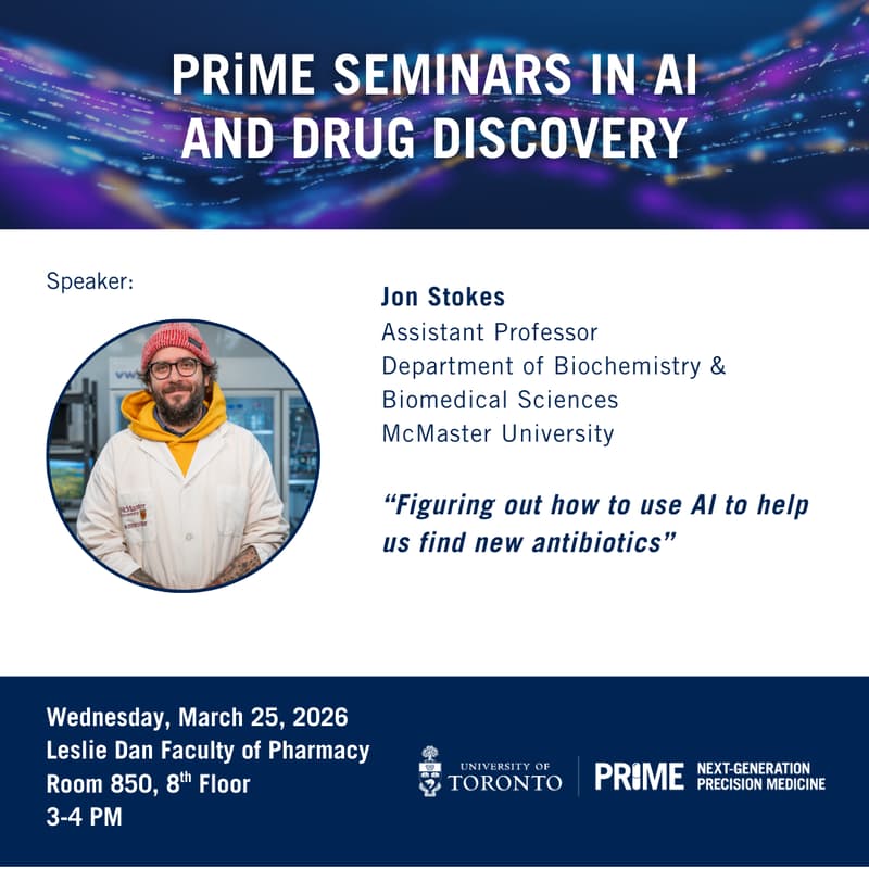 Cover Image for PRiME Seminars in AI and Drug Discovery