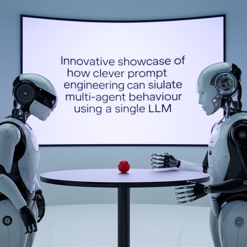 Cover Image for Simulating Multi-Agent Behavior with Clever Prompt Engineering - An IITB GenAI Community Project