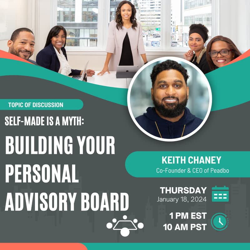 Cover Image for Member Event -  Building Your Personal Board: Navigating the Founder's Journey with a Supportive Network