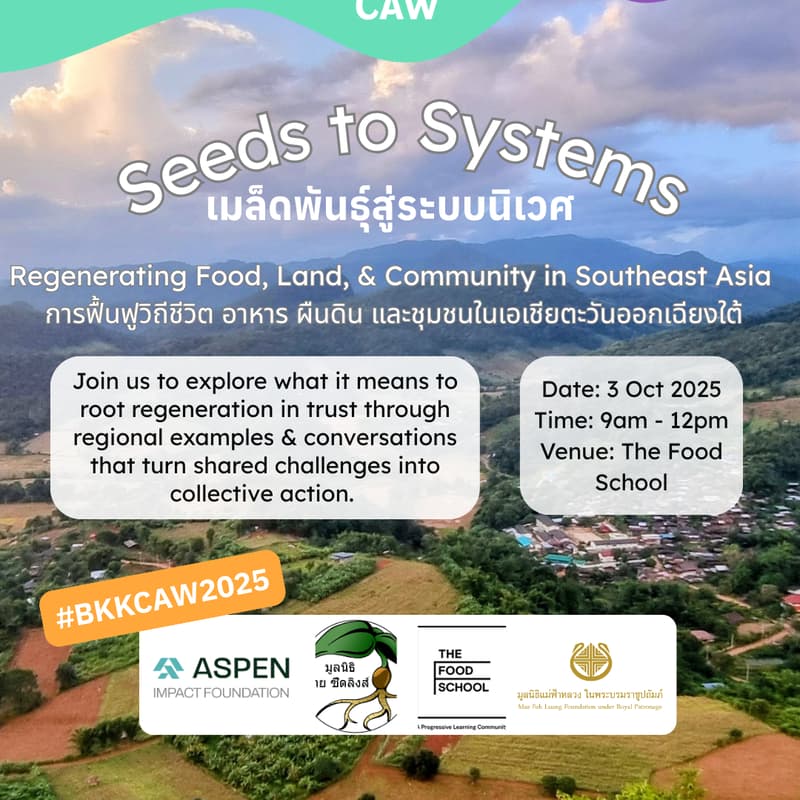 Cover Image for Seeds to Systems: Regenerating Food, Land, and Community in Southeast Asia