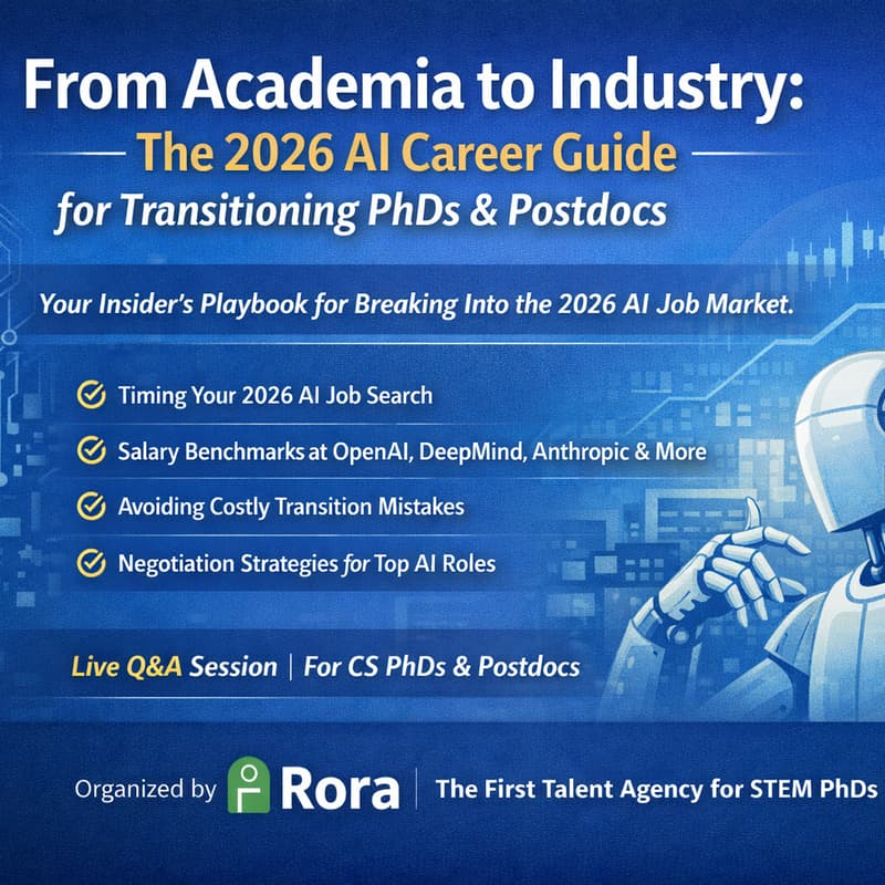 Cover Image for From Academia to Industry: The 2026 AI Career Guide for Transitioning PhDs & Postdocs