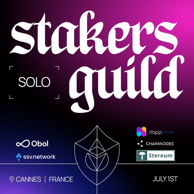 Cover Image for Solo Stakers Guild @ Cannes