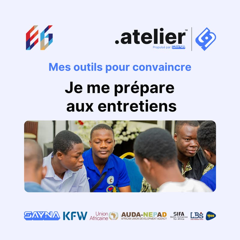 Cover Image for 🧩 SAYNA .atelier I Je me prépare aux entretiens