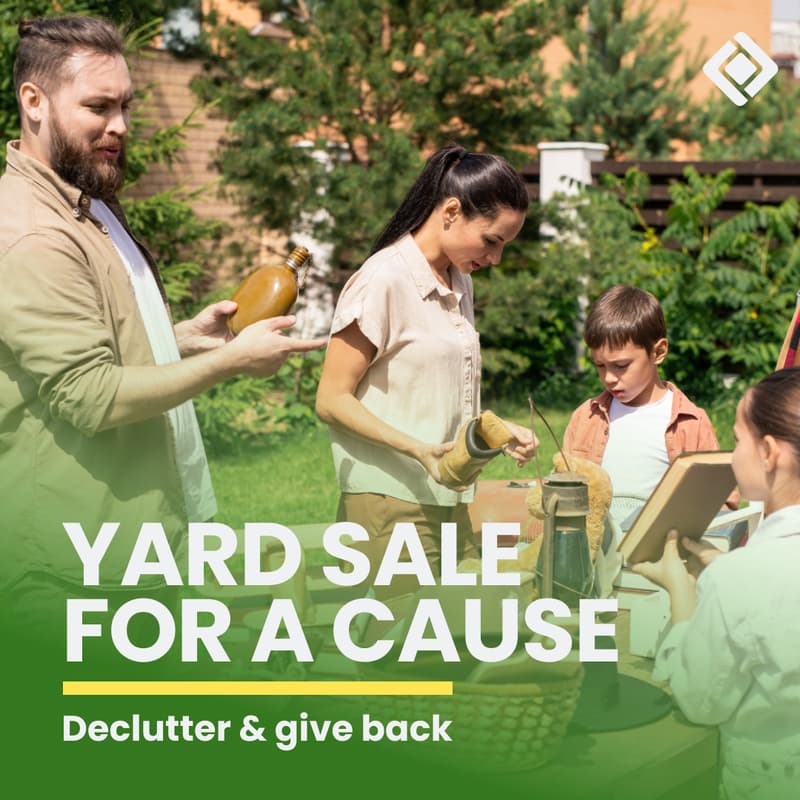 Cover Image for 🌟 Yard Sale for a Cause – Let’s Declutter & Give Back! 🌟