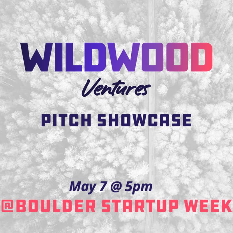 Cover Image for Pitch Showcase, Presented by Wildwood Ventures 📣