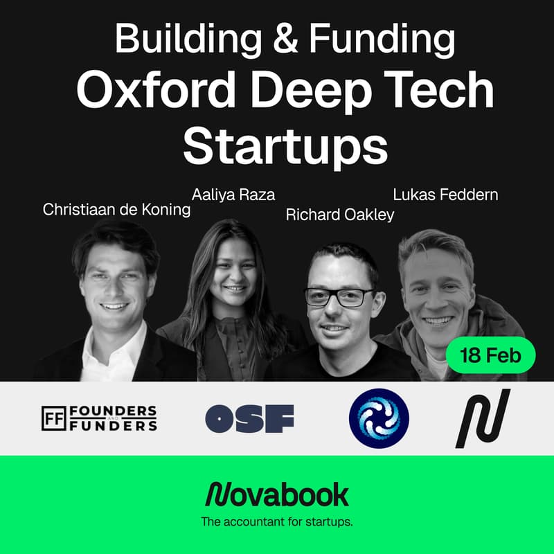 Cover Image for Building & Funding Oxford Deep Tech Startups