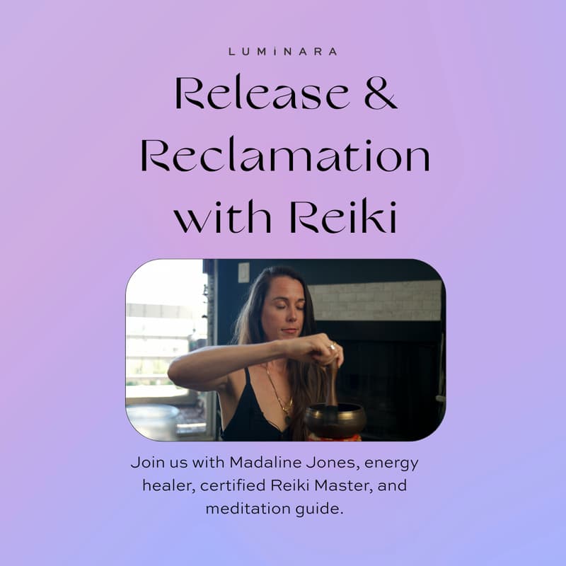 Cover Image for ONLINE: Release & Reclamation with Reiki