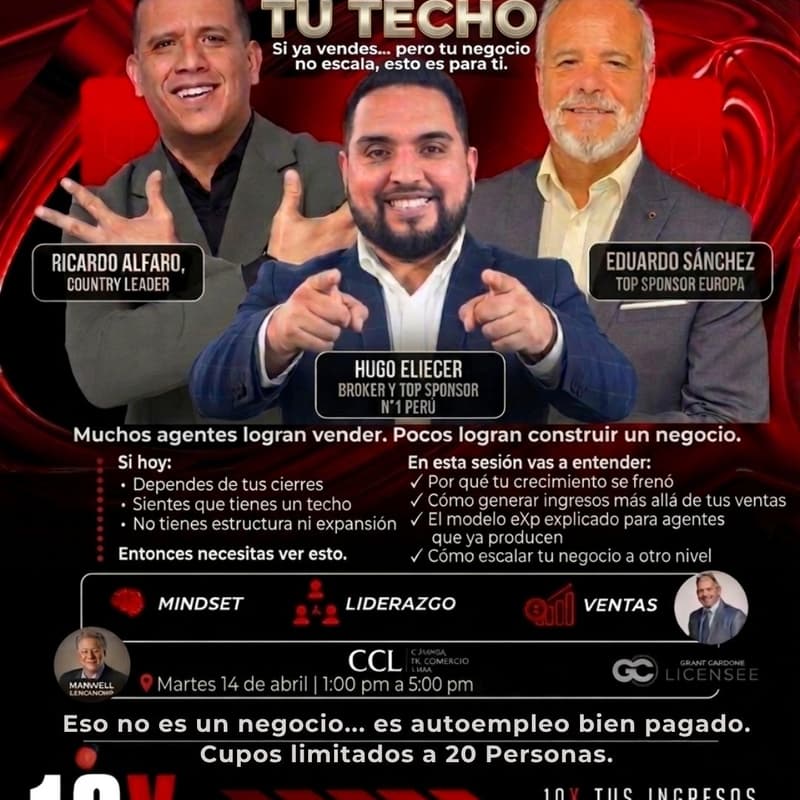 Cover Image for EXP REALTY PERÚ | ROMPE TU TECHO - EXPANSIÓN INMOBILIARIA