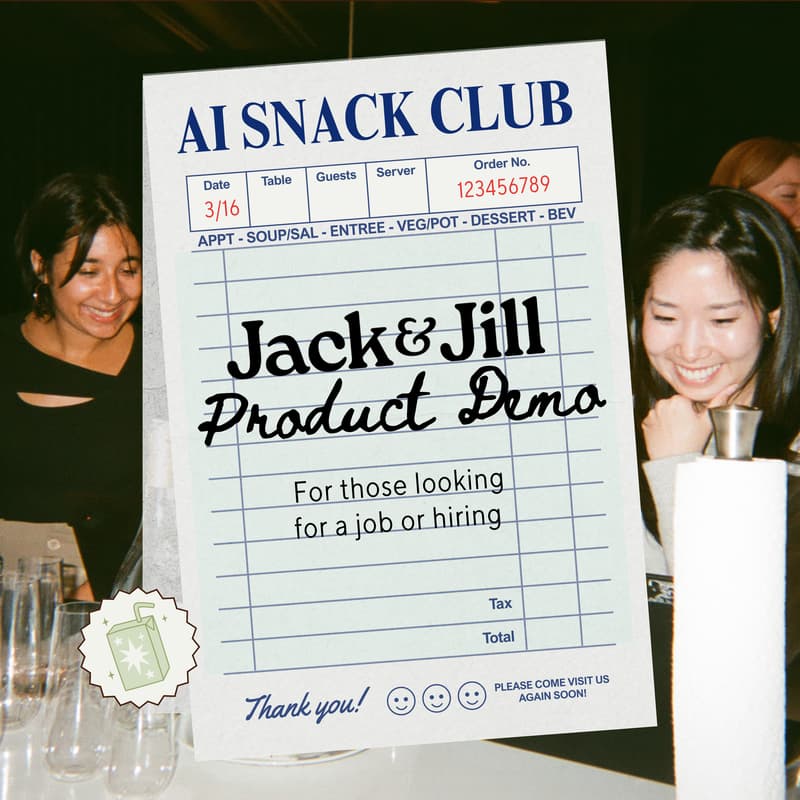 Cover Image for Jack & Jill Product Demo with AI Snack Club