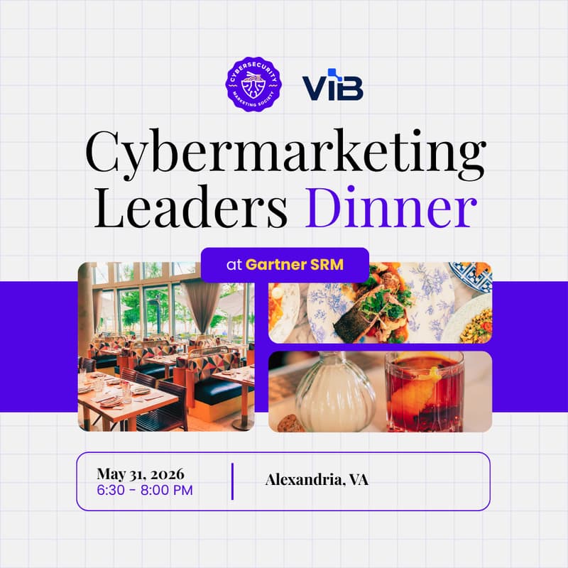 Cover Image for CyberMarketing Leaders Dinner @ Gartner SRM, Sponsored by ViB
