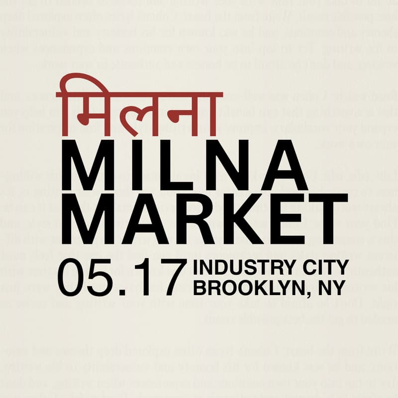 Cover Image for MILNA MARKET: South Asian Pop-Up Market NYC