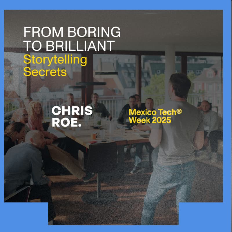 Cover Image for From Boring to Brilliant: Storytelling Secrets  By Chris Roe Public Speaking