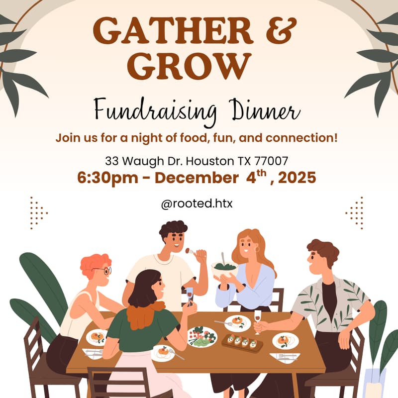 Cover Image for Gather & Grow - Fundraising Dinner