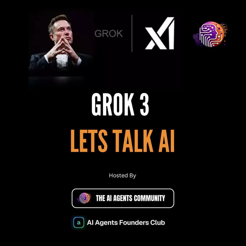 Cover Image for Coffee with Builders:  Grok 3 Unfiltered: Let’s Talk AI