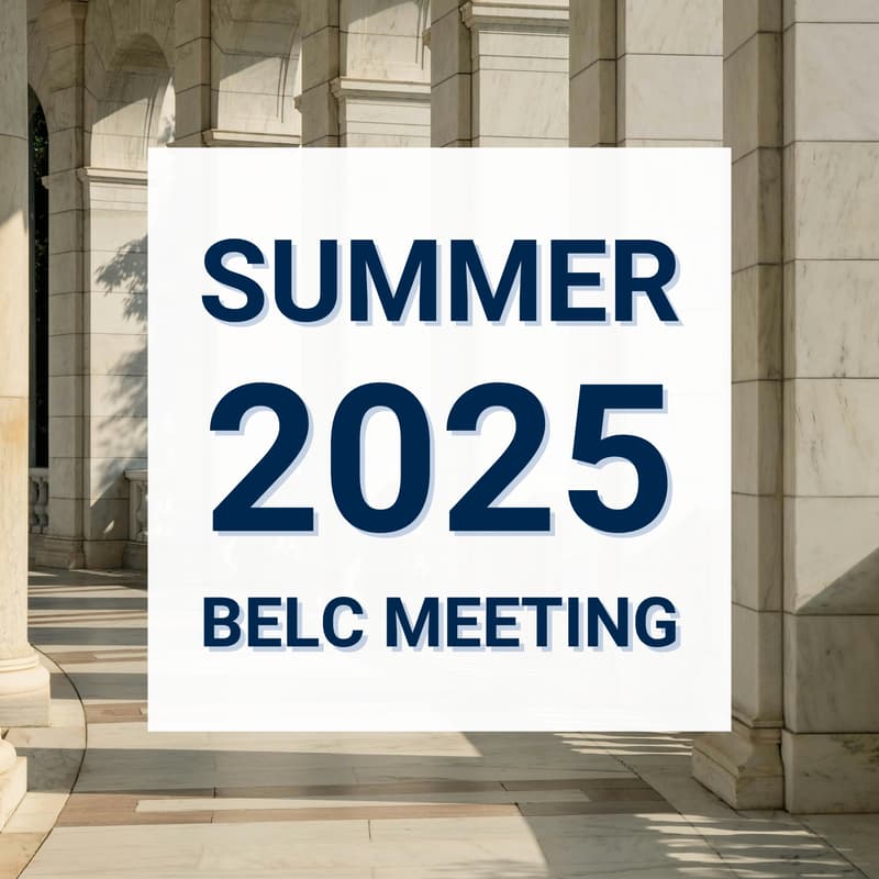 Cover Image for Summer 2025 BELC Meeting