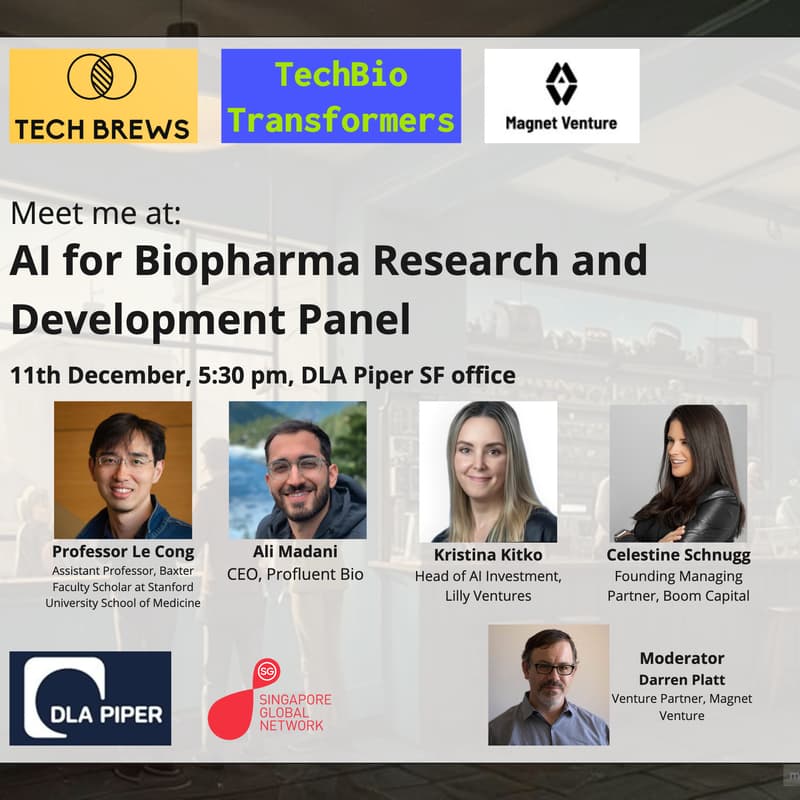 Cover Image for Future of Biotech x AI Expert Series: AI for Biopharma Research & Development