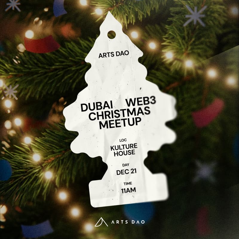 Cover Image for Dubai Web3 Christmas Meetup - Arts DAO