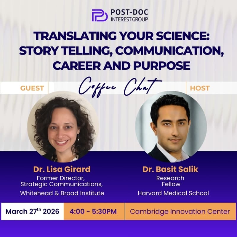 Cover Image for Translating your science: Story telling, Communication, Career and Purpose