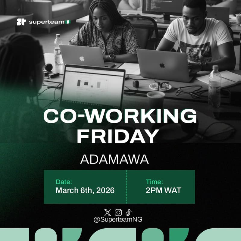 Cover Image for CO-WORKING FRIDAY _ ADAMAWA