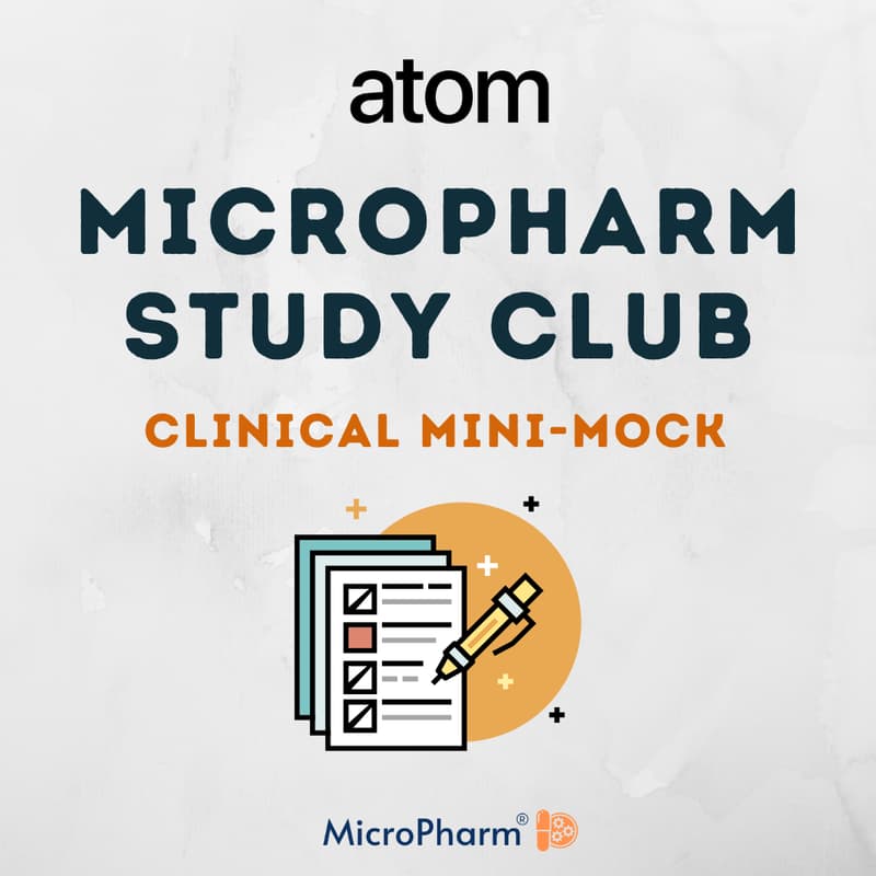 Cover Image for GPhC Exam Study Club: Clinical Mini-Mock [In-Person]