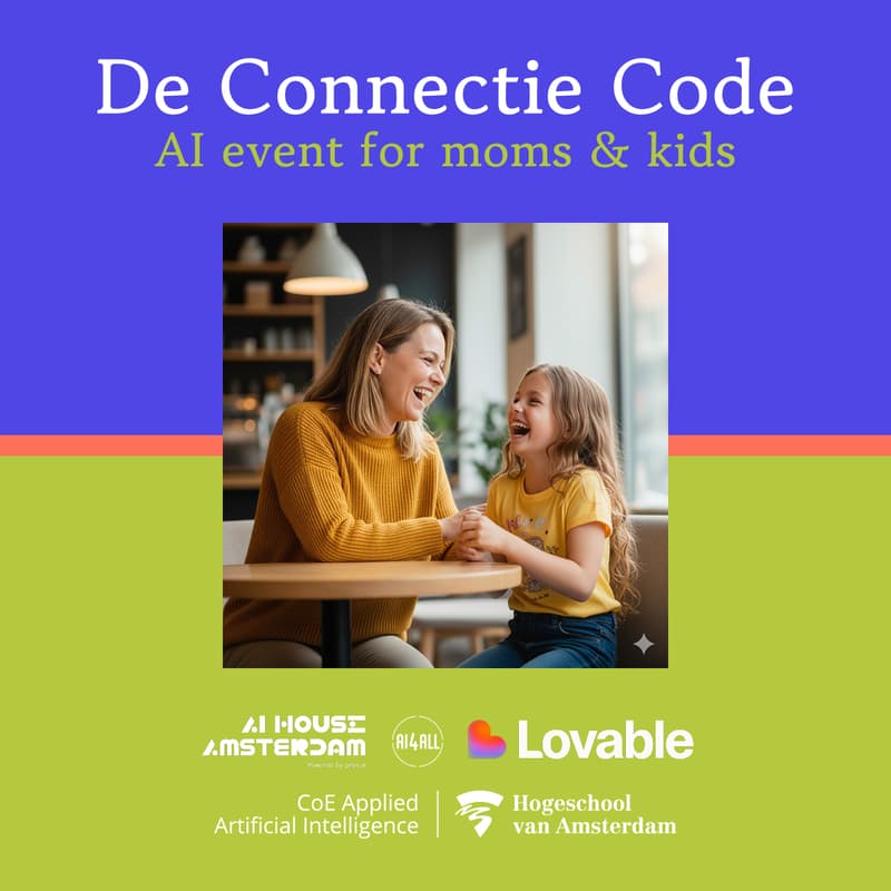 Cover Image for De Connectie Code - AI event for moms & kids (EN/NL editie)