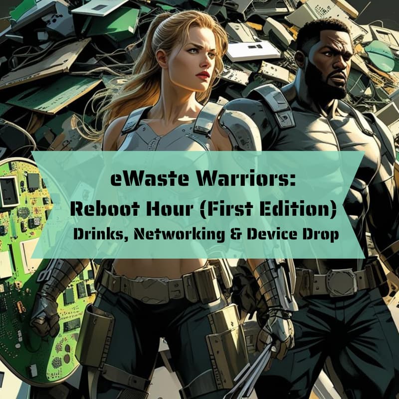 Cover Image for eWaste Warriors: Reboot Hour (First Edition) – Drinks, Networking & Device Drop