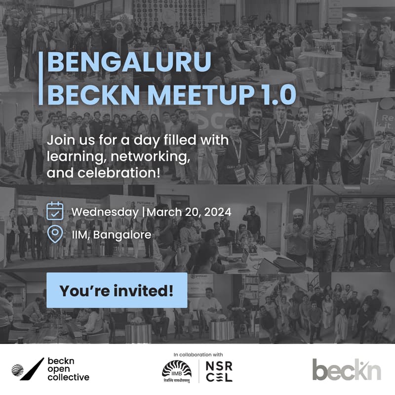 Cover Image for Beckn Bengaluru Meetup 1.0