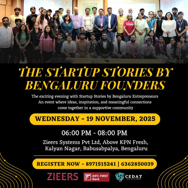 Cover Image for The Startup Stories by Bengaluru Founders