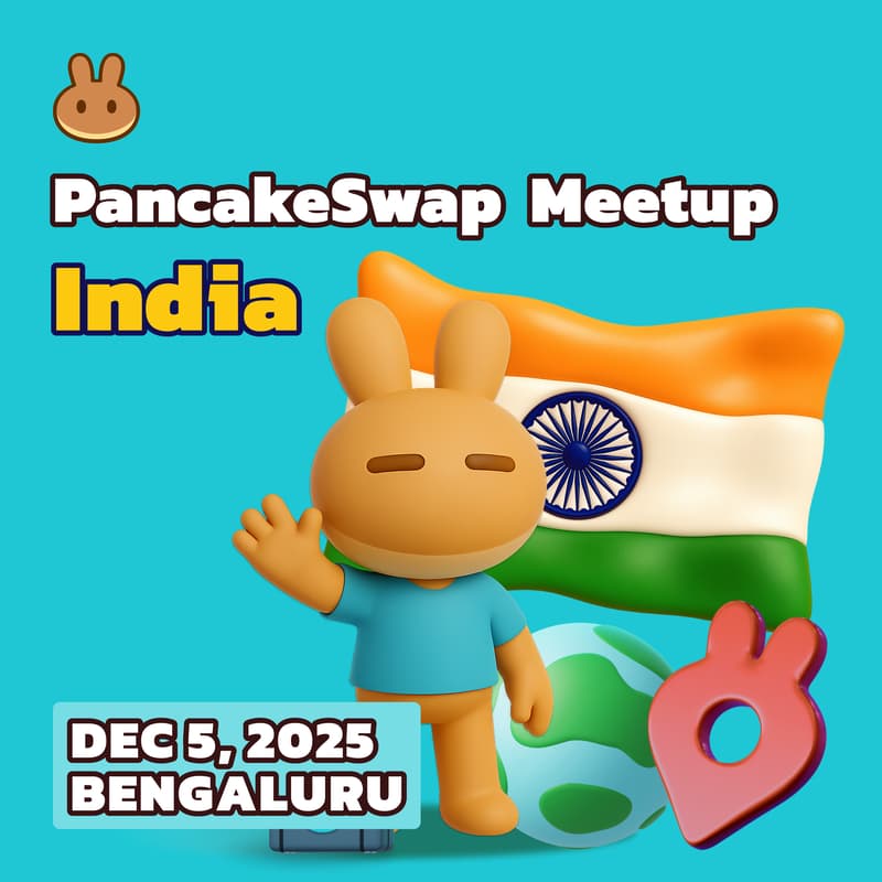 Cover Image for PancakeSwap Community Meetup - India