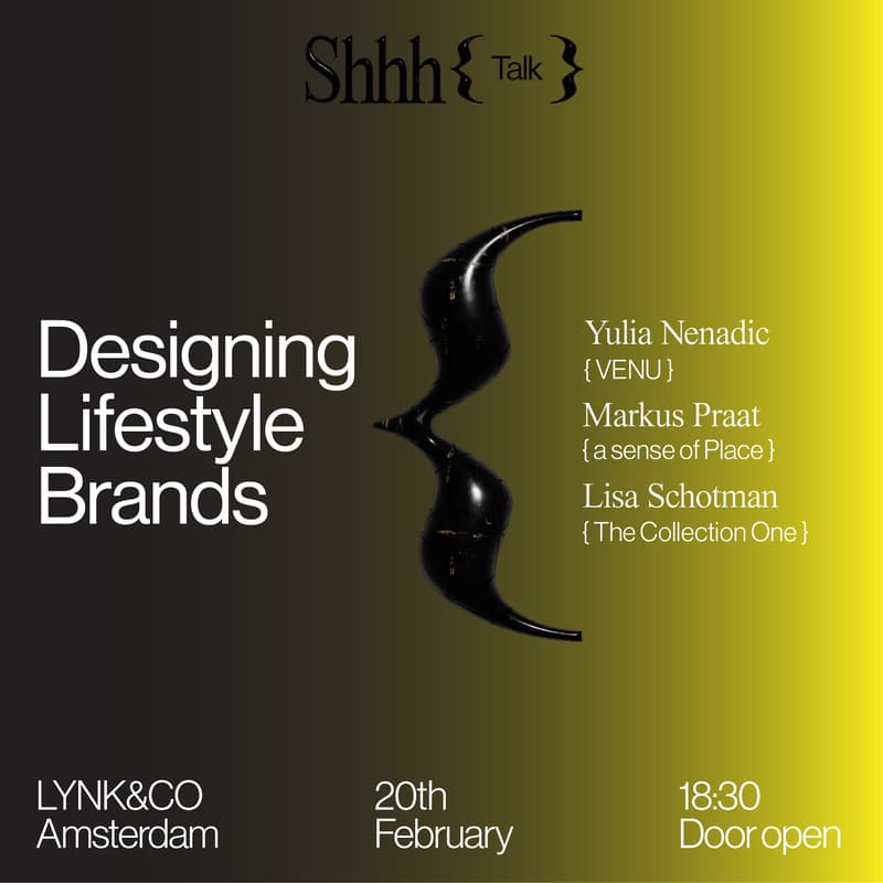 Cover Image for Shhh Talk 001 | Designing Lifestyle Brands