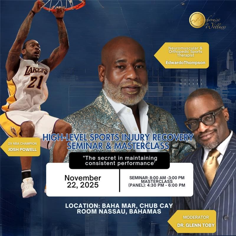 Cover Image for High Level Sports Injury Recovery Seminar & Masterclass