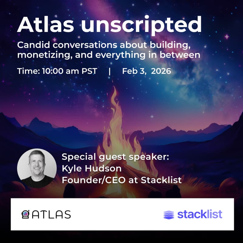 Cover Image for Atlas unscripted with Kyle Hudson of Stacklist