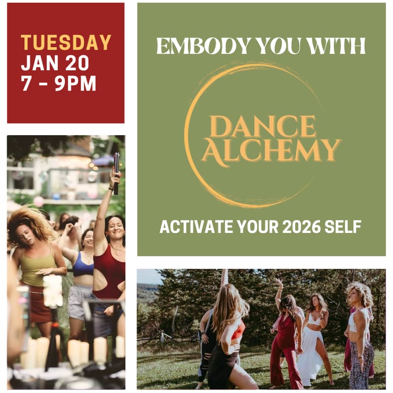 Cover Image for Embody You with Dance Alchemy®️ ~ Activate Your 2026 Self! ❤️🔥🌀