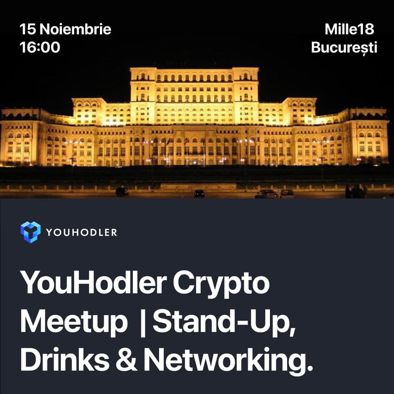 Cover Image for YouHodler Crypto Meetup – Educație și Networking