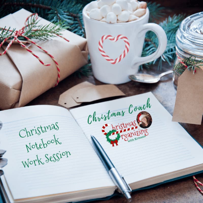 Cover Image for Christmas Notebook Work Session