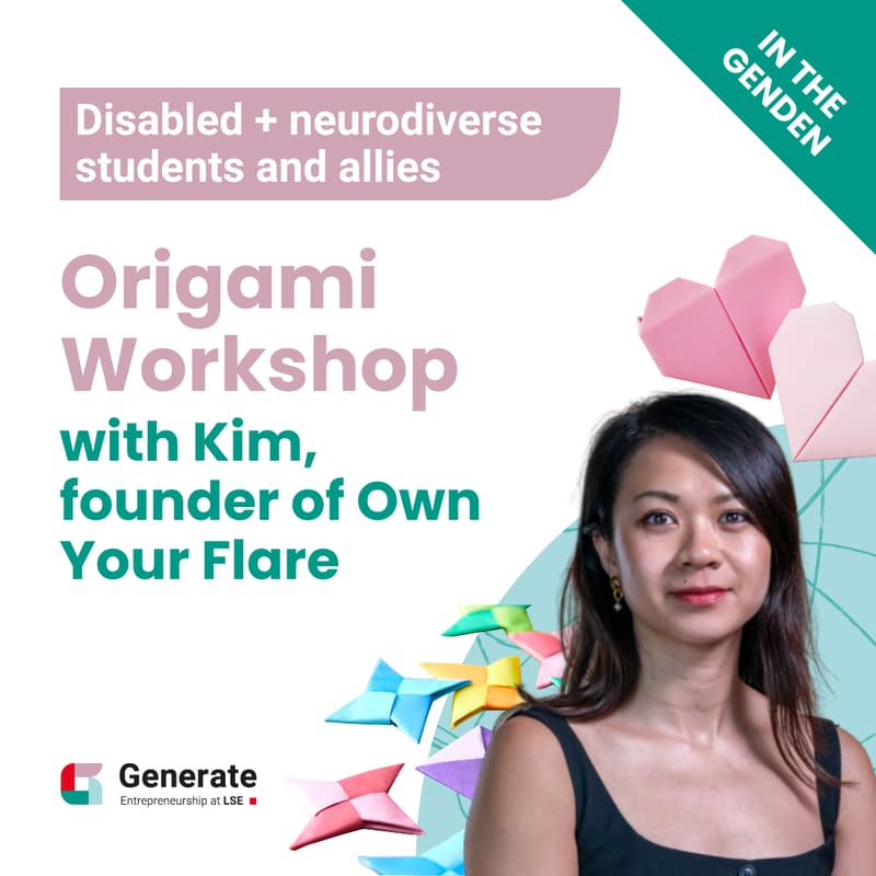 Cover Image for LSE Welcome Week: Origami Workshop for disabled and neurodiverse students and allies