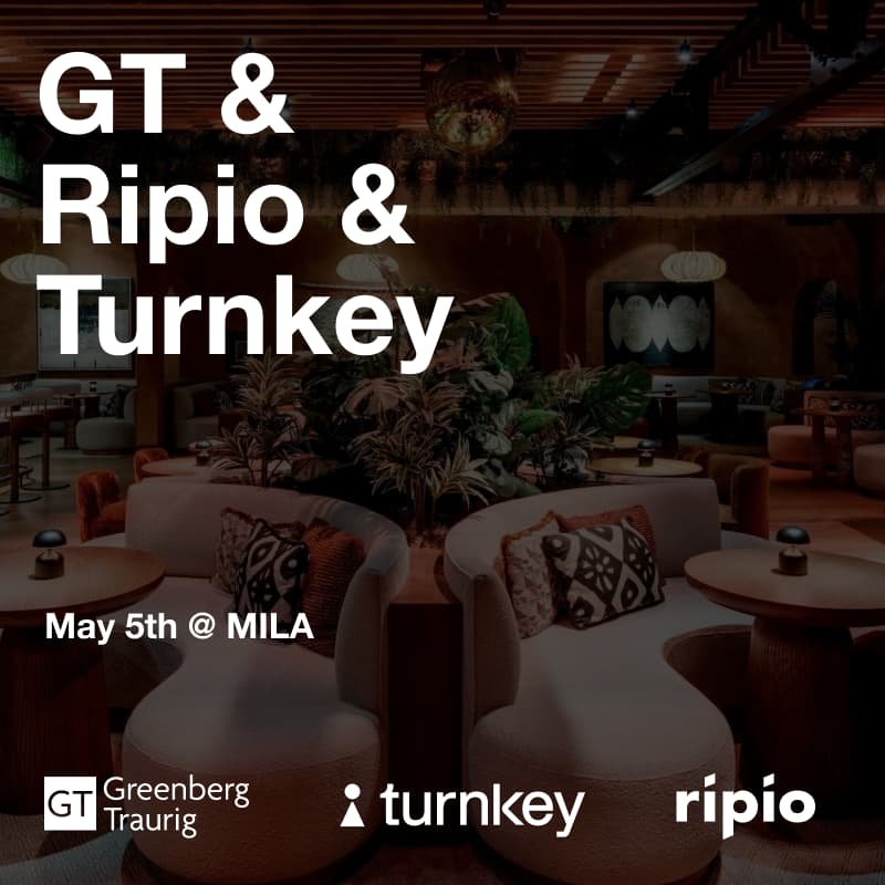 Cover Image for Greenberg Traurig, Ripio, Turnkey & Fintech Women @ MILA