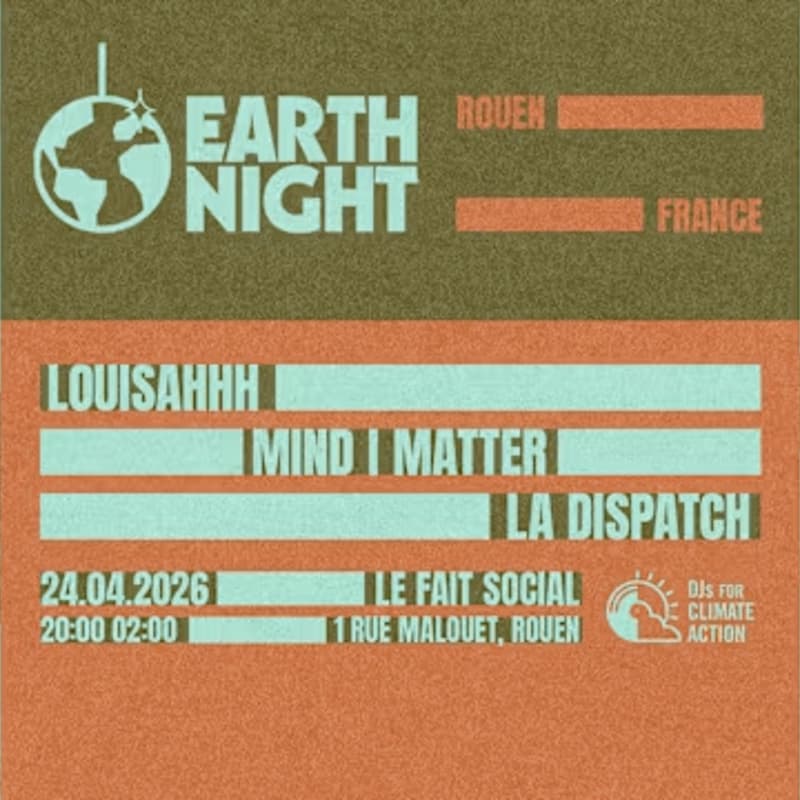 Cover Image for Earth Night Rouen, France 2026