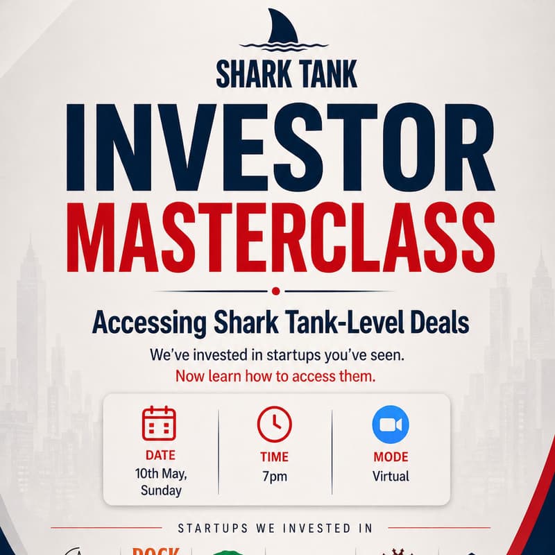 Cover Image for Shark Tank - Investor Masterclass