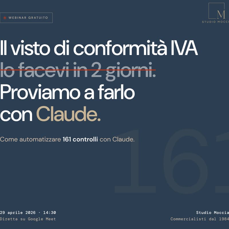 Cover Image for Visto di Conformità IVA — Skill Demo