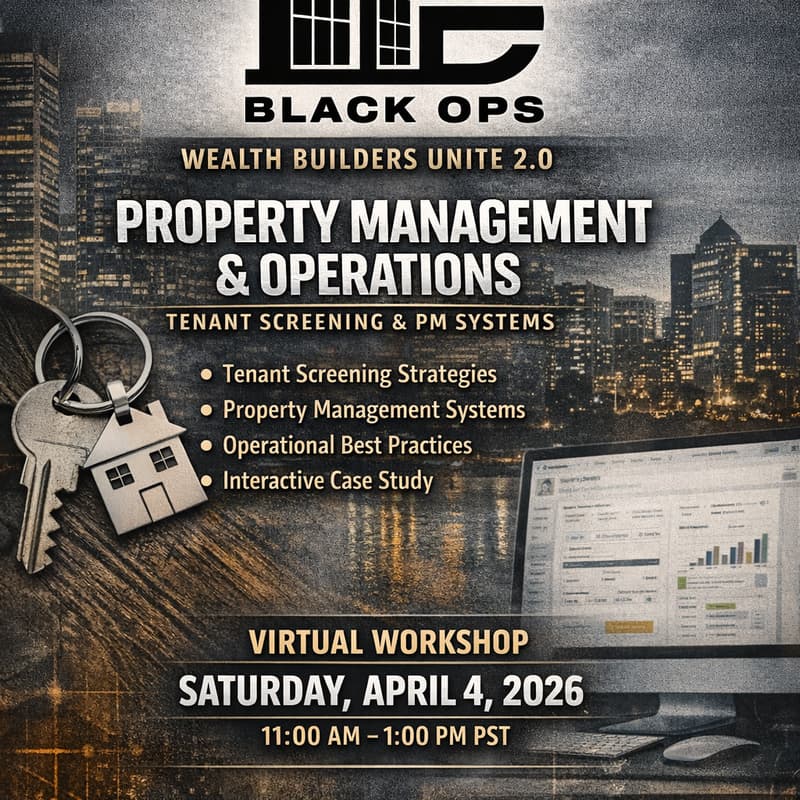 Cover Image for PROPERTY MANAGEMENT & OPERATIONS         Tenant Screening & Property Management Systems