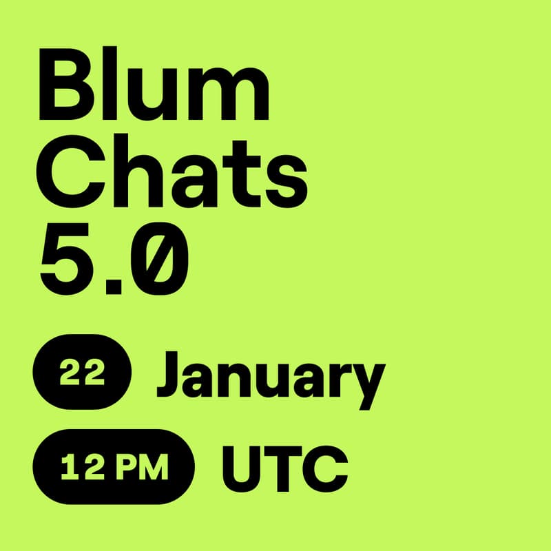 Cover Image for Blum Chats with Vlad (CMO): $5000 up for grab.